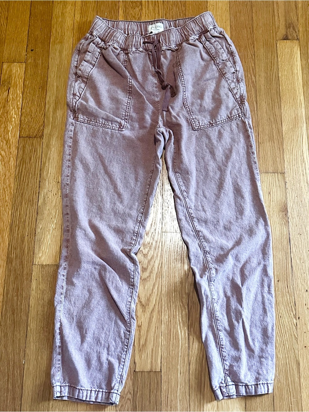 Pilcro Anthropologie Mallory Jogger Pants Dusty Mauve XXS